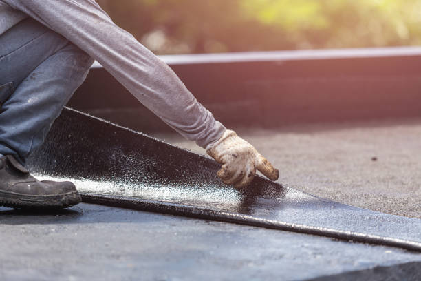 Professional Emergency Waterproofing technician working in South Vienna, OH